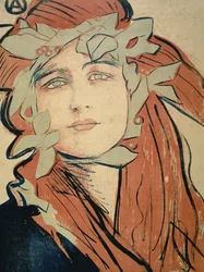 Plakat for utstillingen til den polske kunstneriske foreningen, 1898